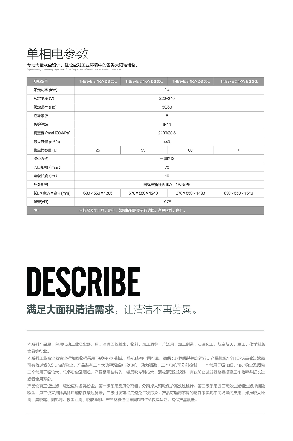 官宣：TNE3系列工业吸尘器---新品发布!